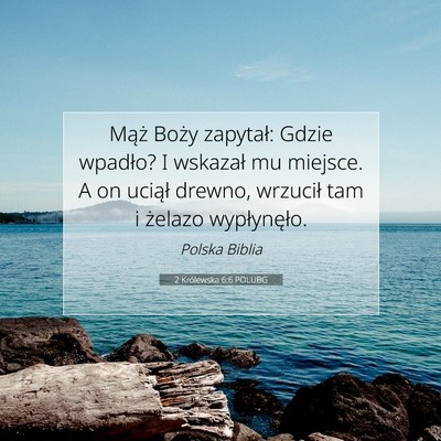 2 Królewska 6:6 POLUBG Obraz Wersetu Biblijnego