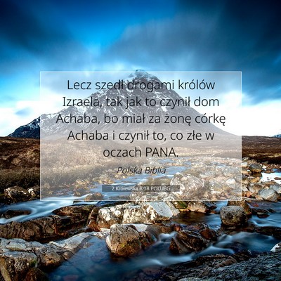 2 Królewska 8:18 POLUBG Obraz Wersetu Biblijnego