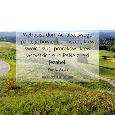 2 Królewska 9:7 POLUBG Obraz Wersetu Biblijnego