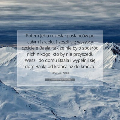 2 Królewska 10:21 Werset Biblijny Wyjaśniony