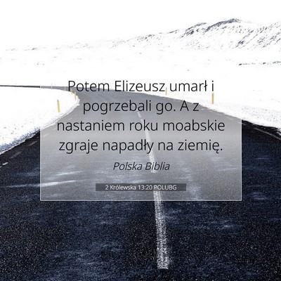 2 Królewska 13:20 Werset Biblijny Wyjaśniony