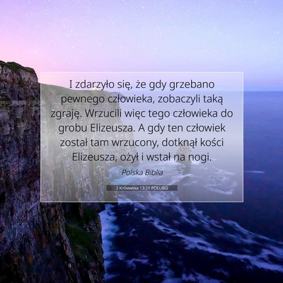 2 Królewska 13:21 Werset Biblijny Wyjaśniony