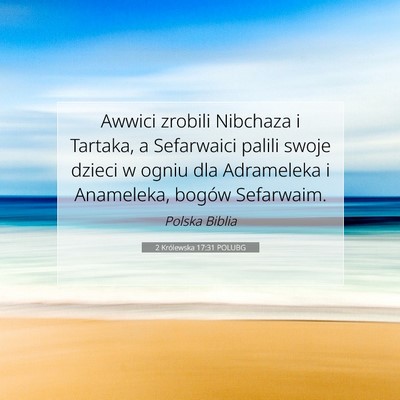 2 Królewska 17:31 Werset Biblijny Wyjaśniony
