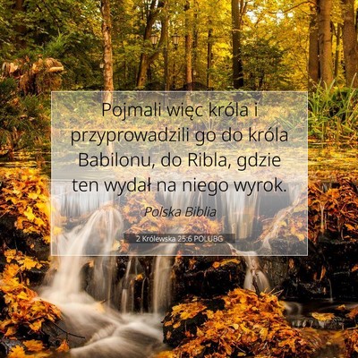 2 Królewska 25:6 POLUBG Obraz Wersetu Biblijnego