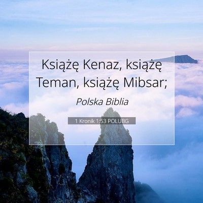 1 Kronik 1:53 POLUBG Obraz Wersetu Biblijnego