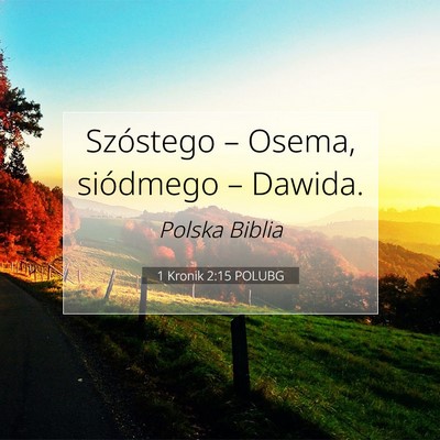 1 Kronik 2:15 POLUBG Obraz Wersetu Biblijnego