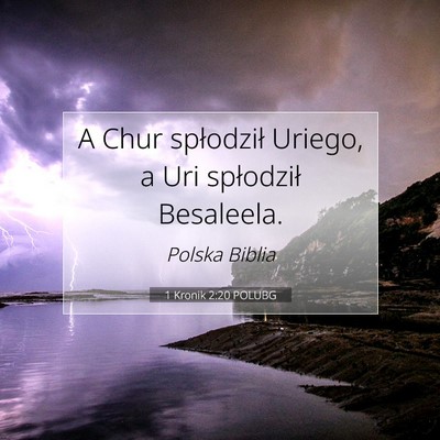 1 Kronik 2:20 Werset Biblijny Wyjaśniony