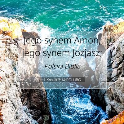 1 Kronik 3:14 POLUBG Obraz Wersetu Biblijnego