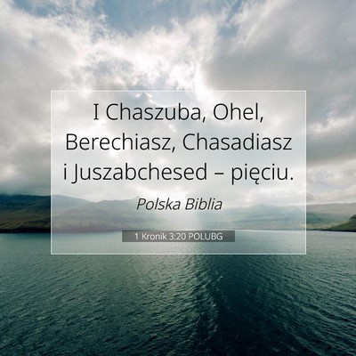 1 Kronik 3:20 Werset Biblijny Wyjaśniony