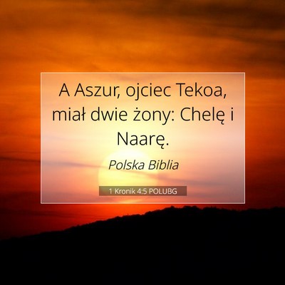 1 Kronik 4:5 Werset Biblijny Wyjaśniony