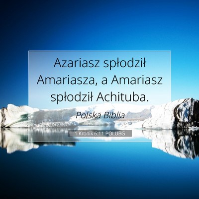 1 Kronik 6:11 Werset Biblijny Wyjaśniony