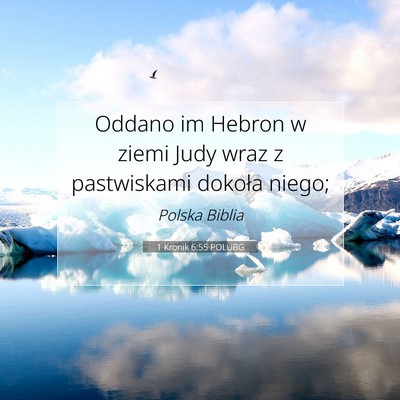 1 Kronik 6:55 POLUBG Obraz Wersetu Biblijnego