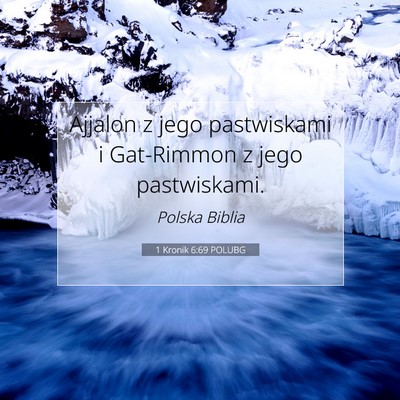 1 Kronik 6:69 POLUBG Obraz Wersetu Biblijnego