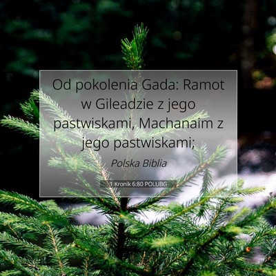 1 Kronik 6:80 POLUBG Obraz Wersetu Biblijnego