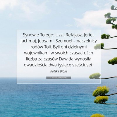 1 Kronik 7:2 Werset Biblijny Wyjaśniony
