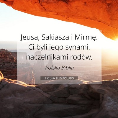 1 Kronik 8:10 Werset Biblijny Wyjaśniony