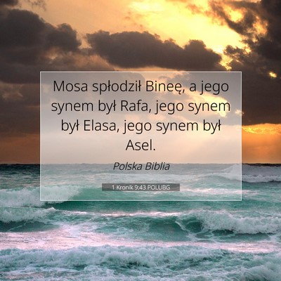 1 Kronik 9:43 Werset Biblijny Wyjaśniony