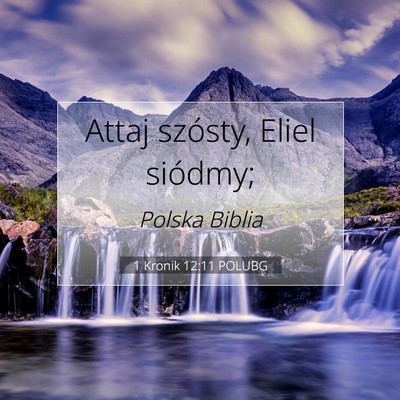 1 Kronik 12:11 Werset Biblijny Wyjaśniony