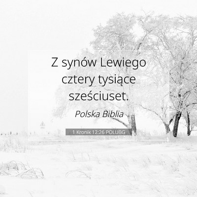 1 Kronik 12:26 Werset Biblijny Wyjaśniony