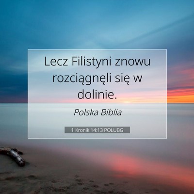 1 Kronik 14:13 Werset Biblijny Wyjaśniony
