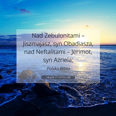 1 Kronik 27:19 Werset Biblijny Wyjaśniony