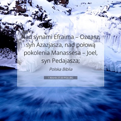 1 Kronik 27:20 Werset Biblijny Wyjaśniony