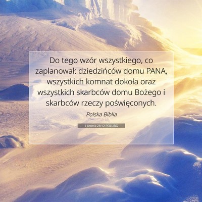 1 Kronik 28:12 POLUBG Obraz Wersetu Biblijnego