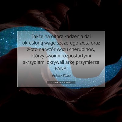 1 Kronik 28:18 Werset Biblijny Wyjaśniony
