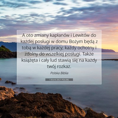 1 Kronik 28:21 POLUBG Obraz Wersetu Biblijnego