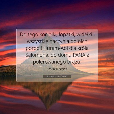 2 Kronik 4:16 POLUBG Obraz Wersetu Biblijnego