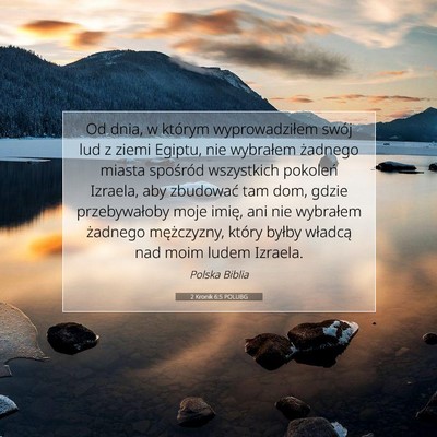 2 Kronik 6:5 POLUBG Obraz Wersetu Biblijnego