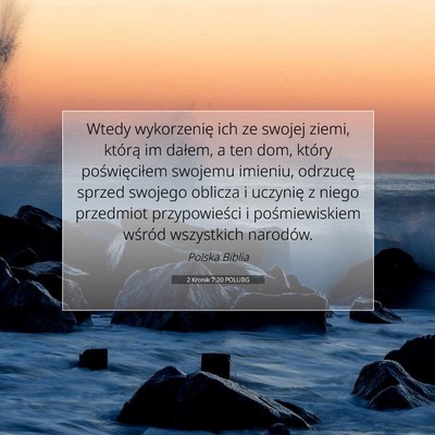 2 Kronik 7:20 Werset Biblijny Wyjaśniony