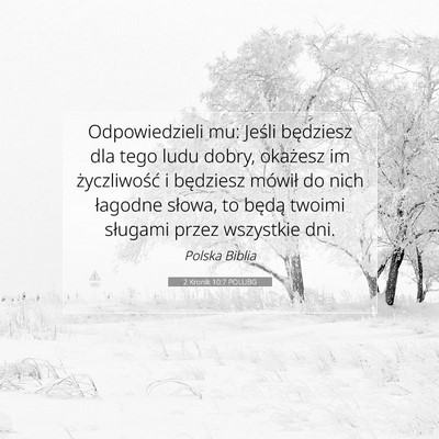 2 Kronik 10:7 Werset Biblijny Wyjaśniony
