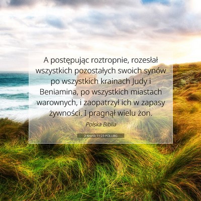 2 Kronik 11:23 POLUBG Obraz Wersetu Biblijnego
