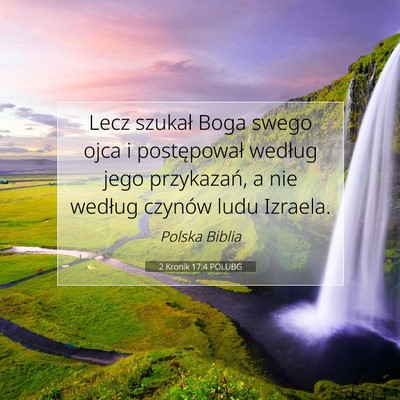 2 Kronik 17:4 Werset Biblijny Wyjaśniony