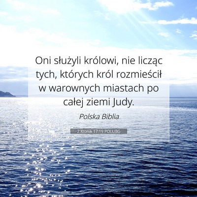2 Kronik 17:19 Werset Biblijny Wyjaśniony