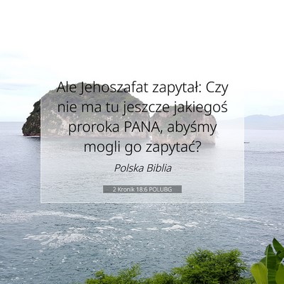 2 Kronik 18:6 POLUBG Obraz Wersetu Biblijnego