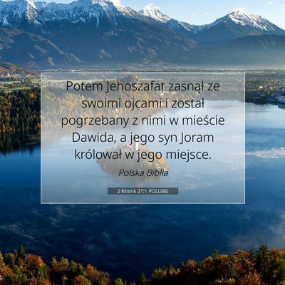 2 Kronik 21:1 POLUBG Obraz Wersetu Biblijnego