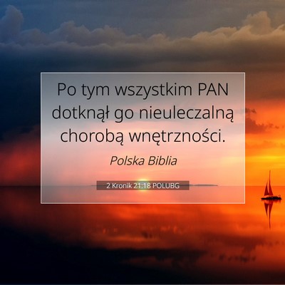 2 Kronik 21:18 POLUBG Obraz Wersetu Biblijnego