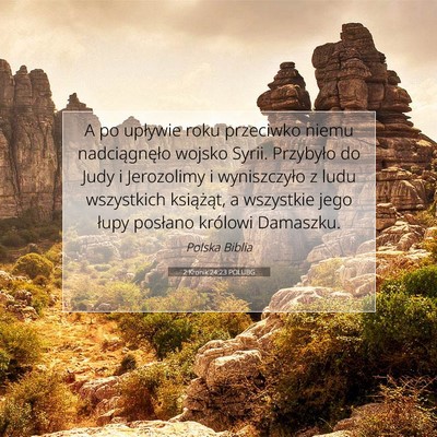 2 Kronik 24:23 POLUBG Obraz Wersetu Biblijnego