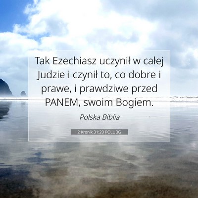 2 Kronik 31:20 POLUBG Obraz Wersetu Biblijnego