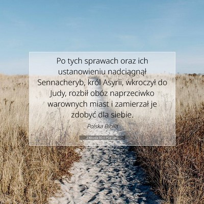 2 Kronik 32:1 POLUBG Obraz Wersetu Biblijnego
