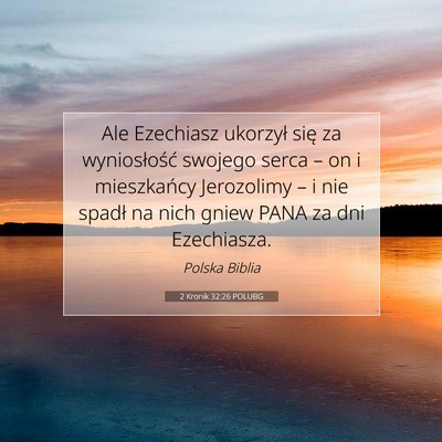 2 Kronik 32:26 POLUBG Obraz Wersetu Biblijnego
