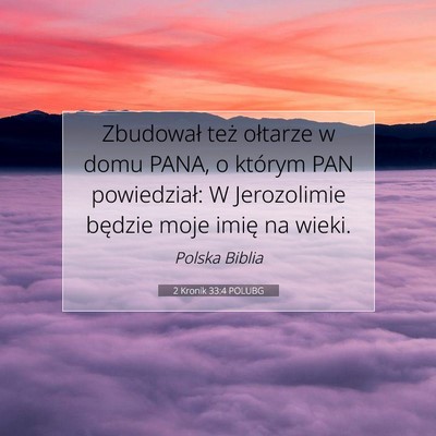 2 Kronik 33:4 POLUBG Obraz Wersetu Biblijnego