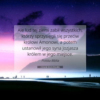 2 Kronik 33:25 POLUBG Obraz Wersetu Biblijnego