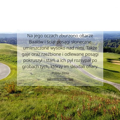 2 Kronik 34:4 POLUBG Obraz Wersetu Biblijnego