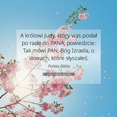 2 Kronik 34:26 POLUBG Obraz Wersetu Biblijnego