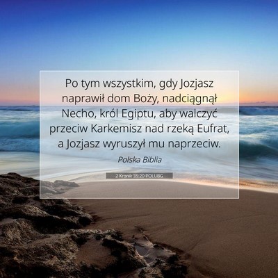 2 Kronik 35:20 POLUBG Obraz Wersetu Biblijnego