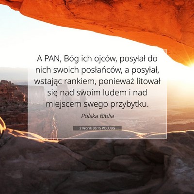 2 Kronik 36:15 POLUBG Obraz Wersetu Biblijnego