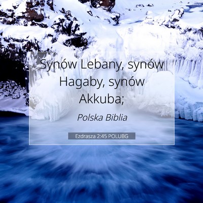 Ezdrasza 2:45 POLUBG Obraz Wersetu Biblijnego